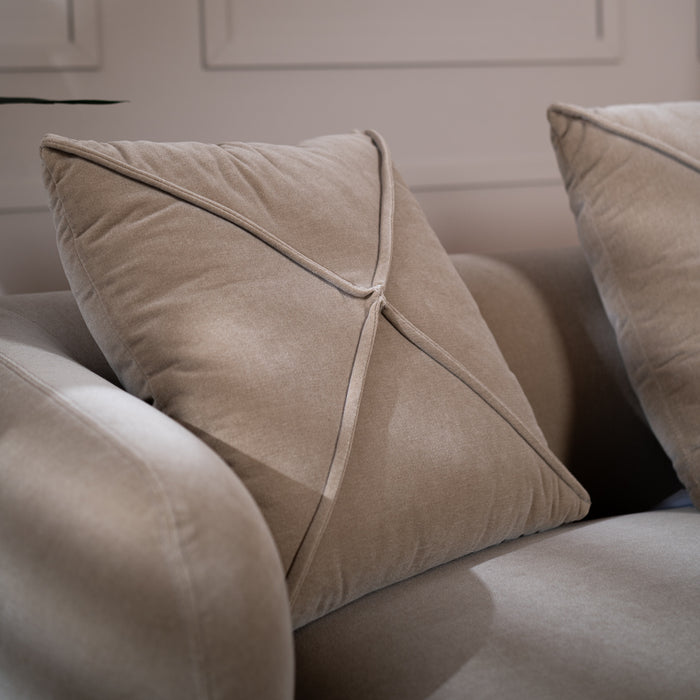 Bronx71 3-zitsbank Palermo velvet taupe