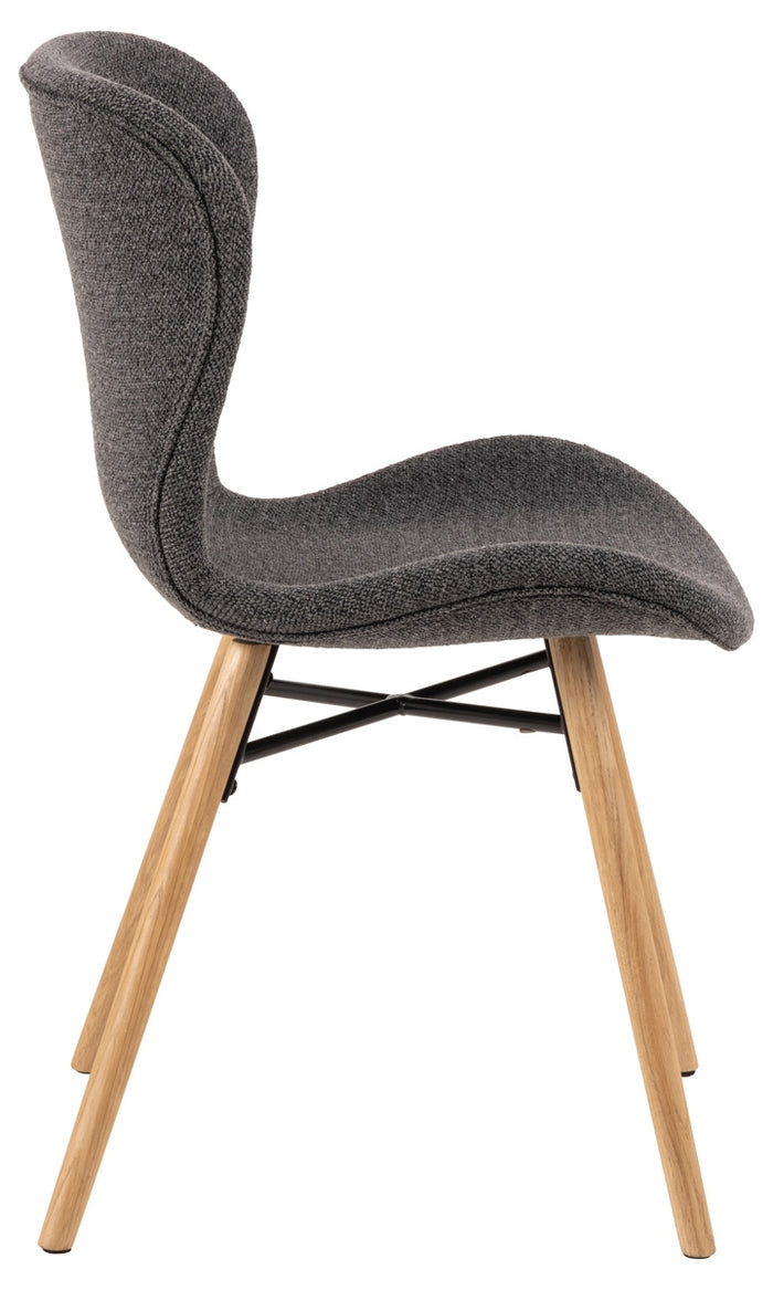 Giga Living - Eetkamerstoel Zaria Antraciet