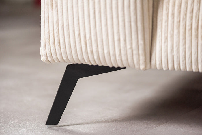 Giga Meubel - Hoekbank Ribstof - Beige - 3-Zits Rechts - Jack Lincoln