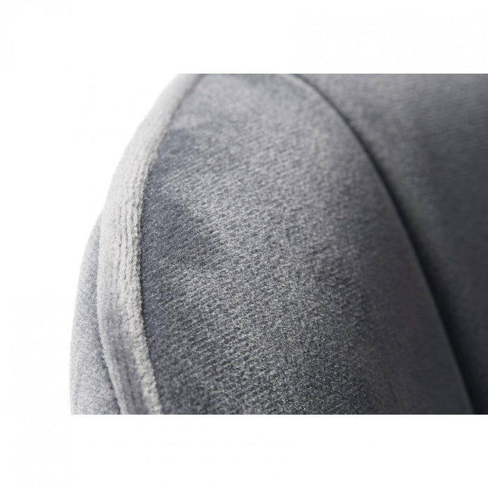 Nordic Home Isak eetkamerstoel - velvet - grijs