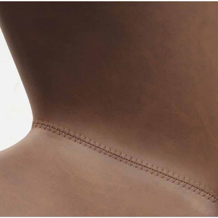 Nordic Home Orla eetkamerstoel - pu-leer - taupe