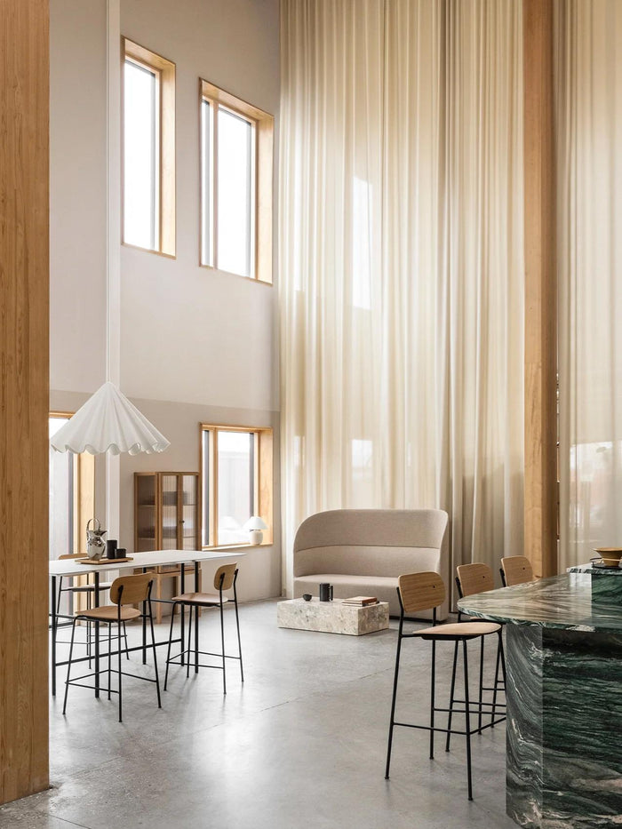 Audo Copenhagen Co Counter barkruk H94,5 zwart essen