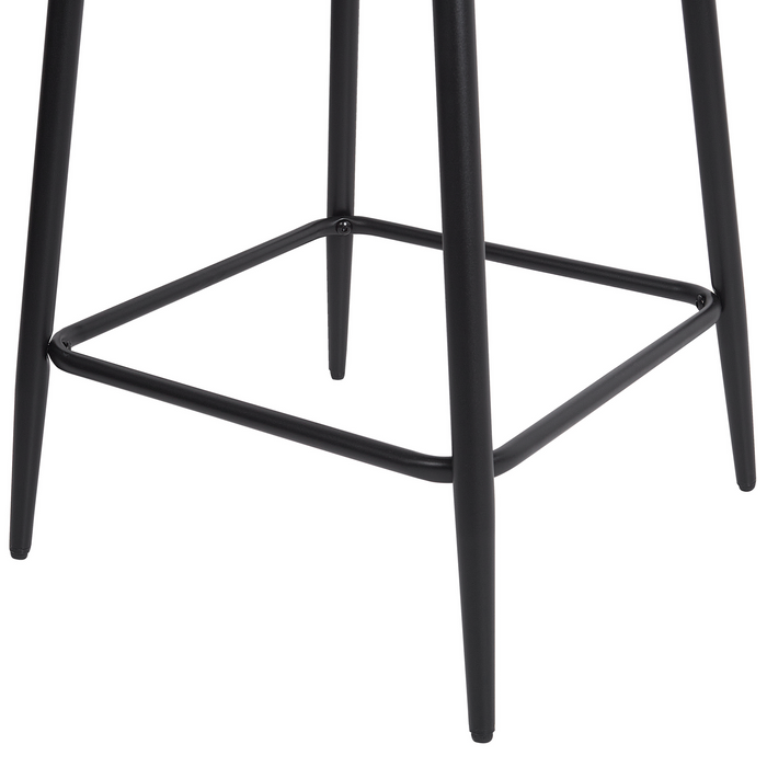 Beliani - DUBROVNIK - Barkruk set van 2 - Smaragdgroen - Fluweel