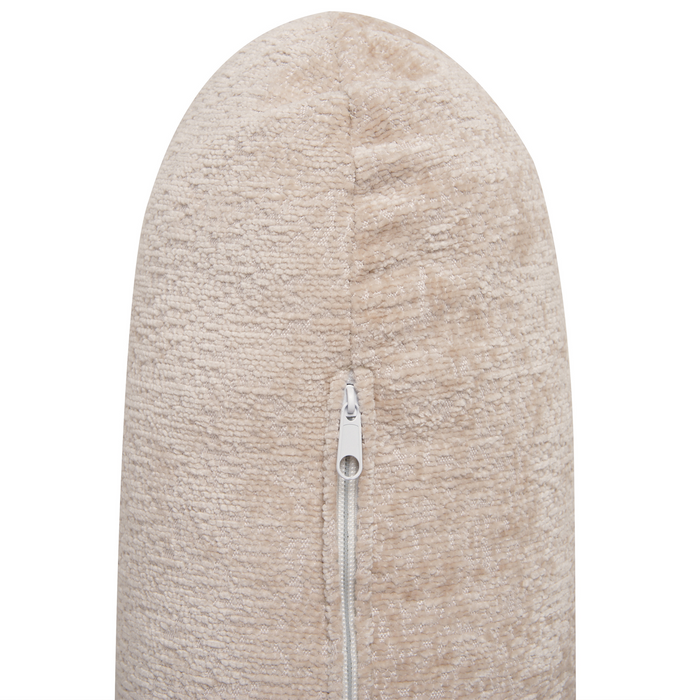 Beliani - SIMOS - Hoekbank - Beige - Linkszijdig - Chenille