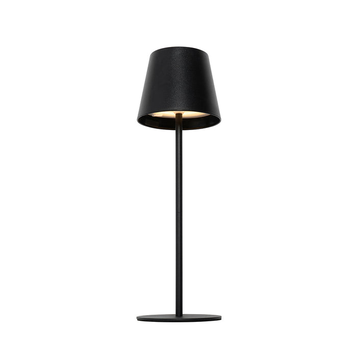 QAZQA Tafellamp zwart incl. LED dimbaar en oplaadbaar IP54 - Murdock