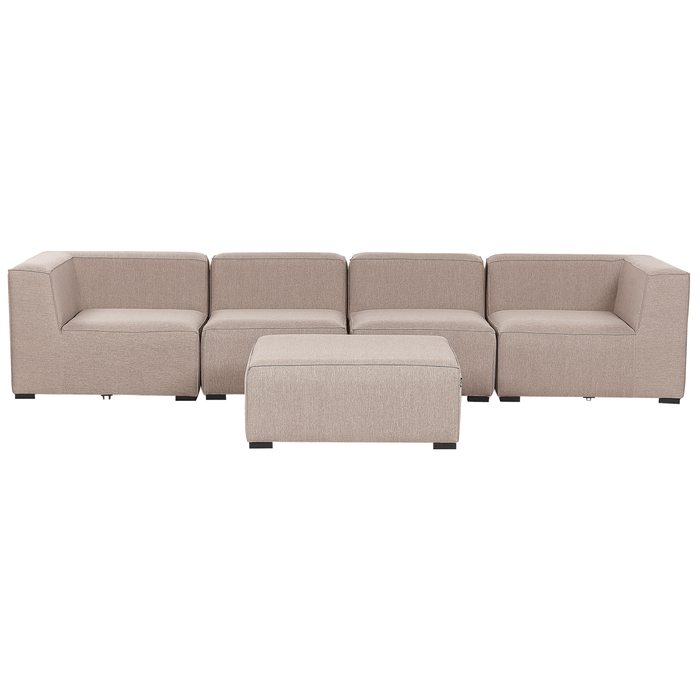 Beliani - AREZZO - Bankenset - Beige - Polyester