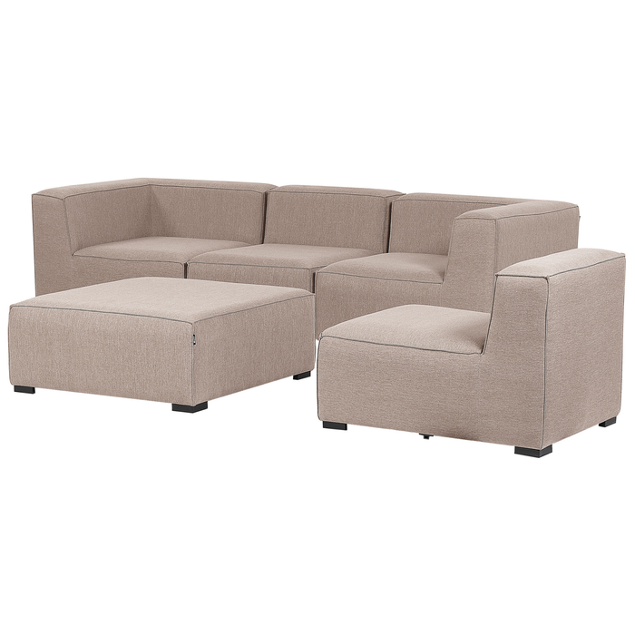 Beliani - AREZZO - Bankenset - Beige - Polyester