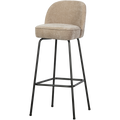 WOOOD Vogue Barkruk H 103 cm - Polyester - Sand