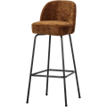 WOOOD Vogue Barkruk H 103 cm - Polyester - Mid Brown