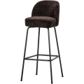WOOOD Vogue Barkruk H 103 cm - Polyester - Dark Brown