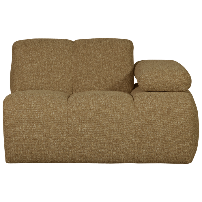 WOOOD Mojo 1-Zits Bank Met Arm Rechts - Bouclé - Beige - 74x120x97