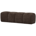 WOOOD Mojo Eetbankje 164 cm Mojo - Ribstof - Bruin - 49x164x45