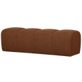 WOOOD Mojo Eetbankje 164 cm Mojo - Bouclé - Roest Bruin Melange