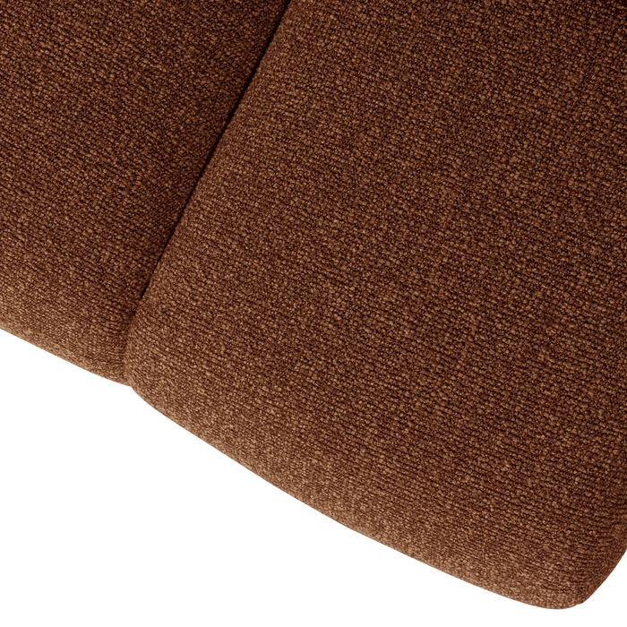 WOOOD Mojo Eetbankje 164 cm Mojo - Bouclé - Roest Bruin Melange