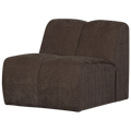 WOOOD Mojo 1-Zits Bank - Ribstof - Bruin - 74x80x97