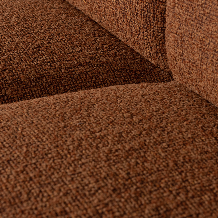 WOOOD Mojo 1-Zits Bank - Bouclé - Roest Bruin Melange - 74x80x97