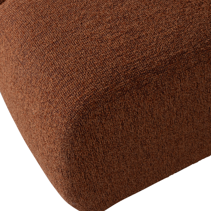 WOOOD Mojo 1-Zits Bank - Bouclé - Roest Bruin Melange - 74x80x97