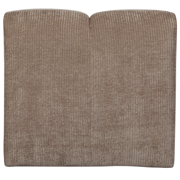 WOOOD Mojo 1-Zits Bank - Ribstof - Donker Zand - 74x80x97