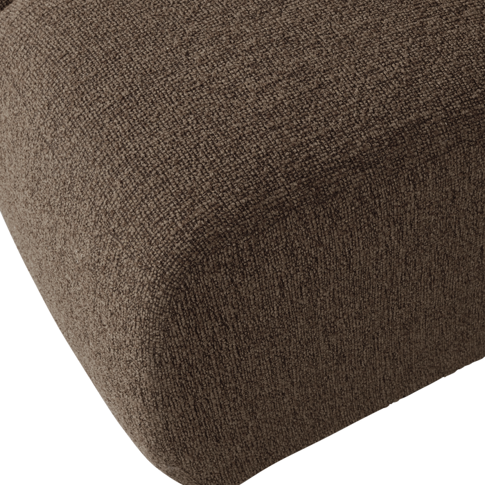 WOOOD Mojo 1-Zits Bank - Bouclé - Bruin Melange - 74x80x97
