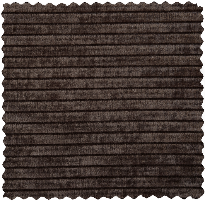 WOOOD Mojo 1,5-Zits Bank Met Arm Rechts - Ribstof - Bruin -74x160x67