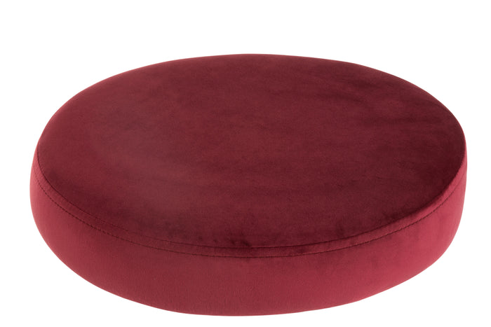 Zitting | Textiel | Rood | 34x34x (h)7.5 Cm