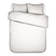 Minte Dekbedovertrek 200x220+2/60x70 White