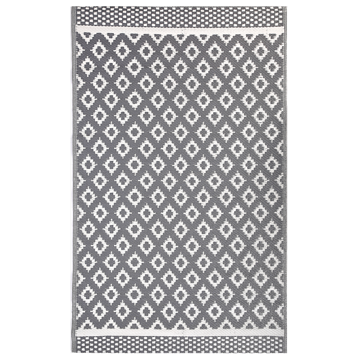 Beliani - THANE - Outdoor kleed - Grijs - 120 x 180 cm - Polypropyleen