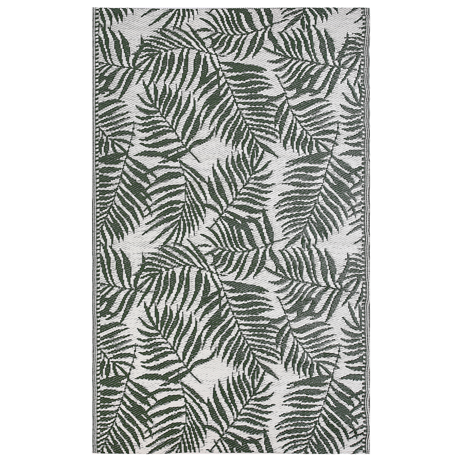 Beliani-KOTA-Outdoor kleed-Donkergroen-120 x 180 cm-Polypropyleen