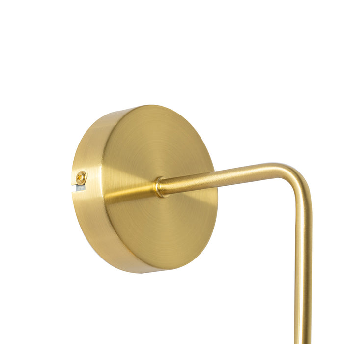 QAZQA Art Deco wandlamp goud met glas - Laura