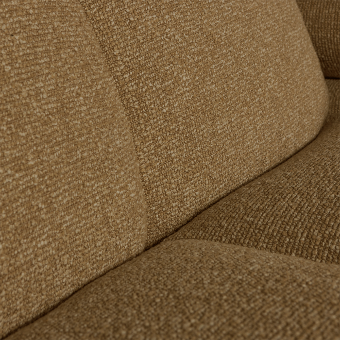 WOOOD Mojo Chaise Longue Bank Links - Bouclé - Geel|Bruin Melange