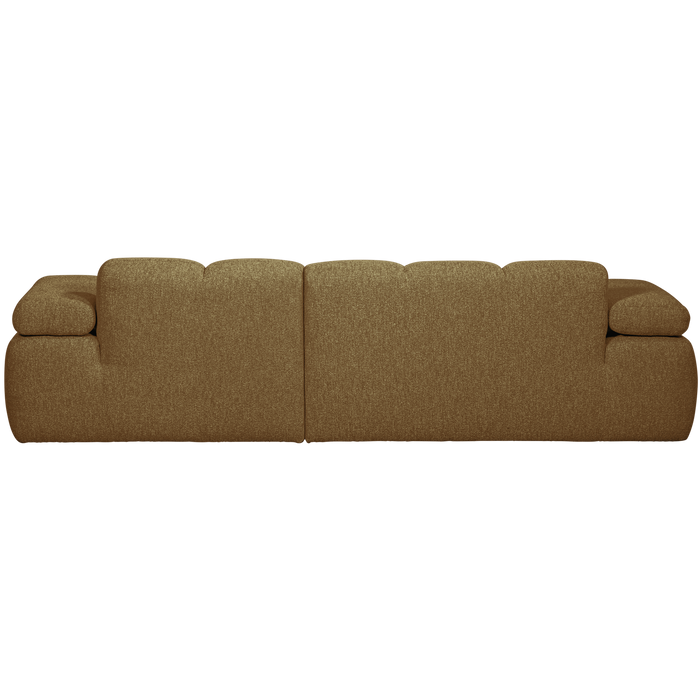 WOOOD Mojo Chaise Longue Bank Rechts - Bouclé - Geel|Bruin Melange