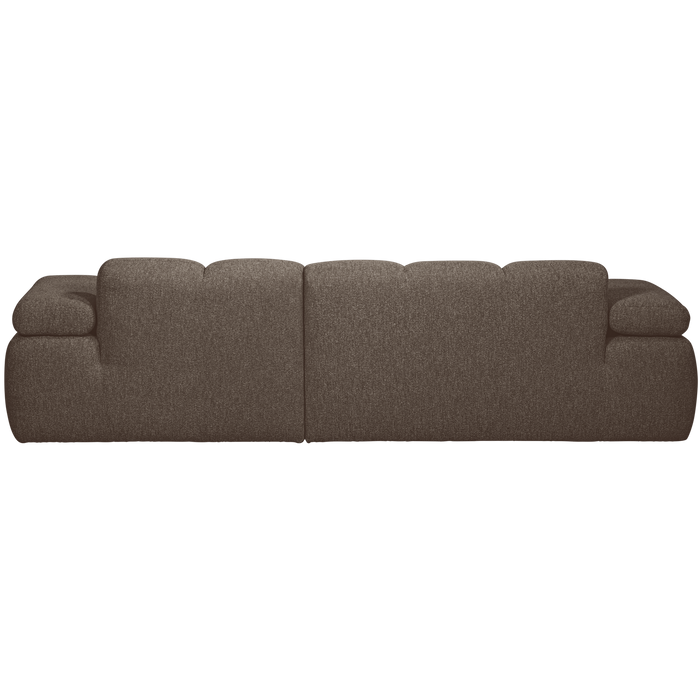 WOOOD Mojo Chaise Longue Bank Rechts - Bouclé - Bruin Melange