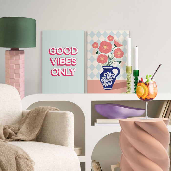 Reinders - Pastel Vibes - Canvas Schilderijen set 2x 30x20cm