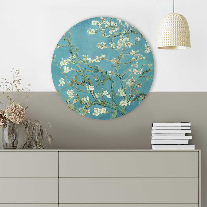 Reinders - Van Gogh - Almondblossom - Glasschilderij Ø 50 cm