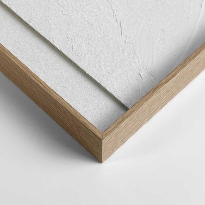 Reinders - Mars Relief Art Schilderij 100 x 70 cm - Wit