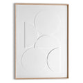 Reinders - Planets - Relief Art Schilderij 70 x 50 cm - Wit