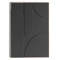 Reinders - Saturn - Relief Art Schilderij 100 x 70 cm - Charcoal