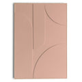 Reinders - Saturn - Relief Art Schilderij 100 x 70 cm - Terra Pink