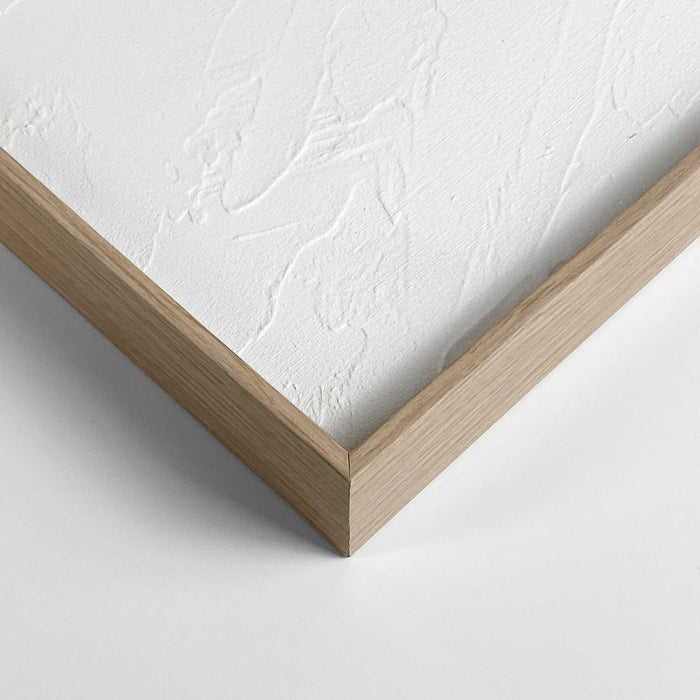 Reinders - Terrace Relief Art Schilderij - 70 x 50 cm - Wit