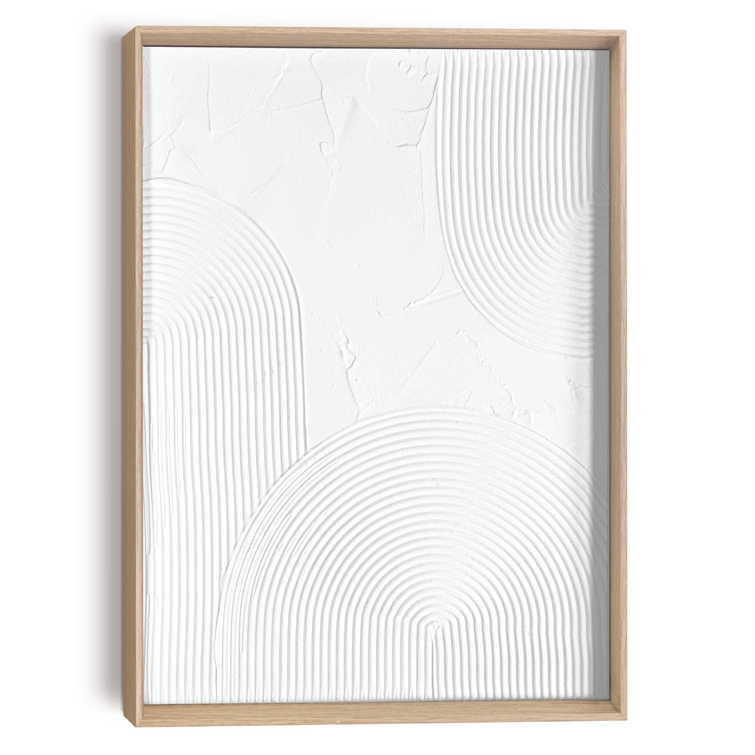 Reinders - Thin Comb Craft Art Schilderij - 40 x 30 cm - Wit