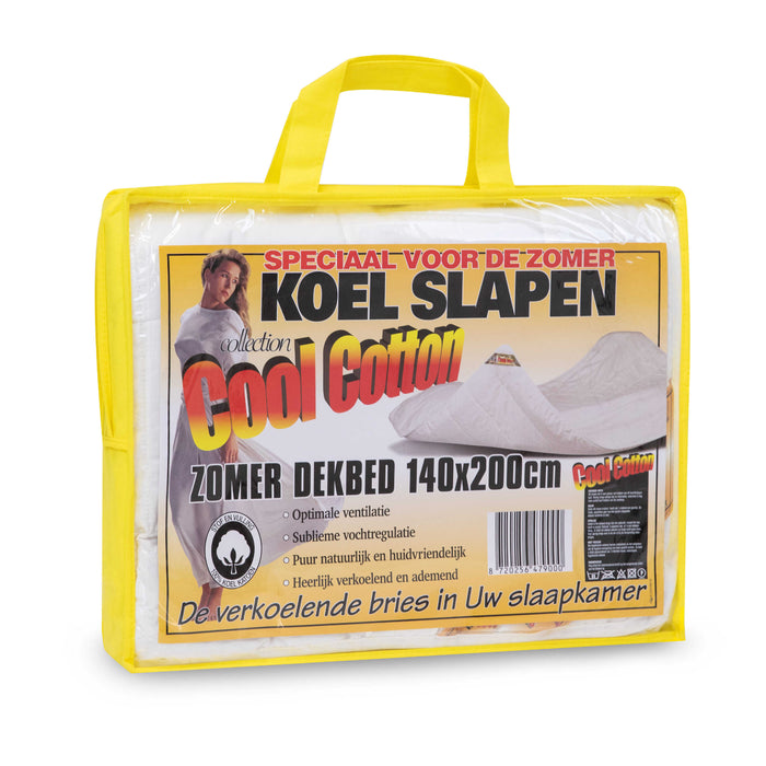 Cool Cotton - 100% Katoenen Zomerdekbed - 140x200cm