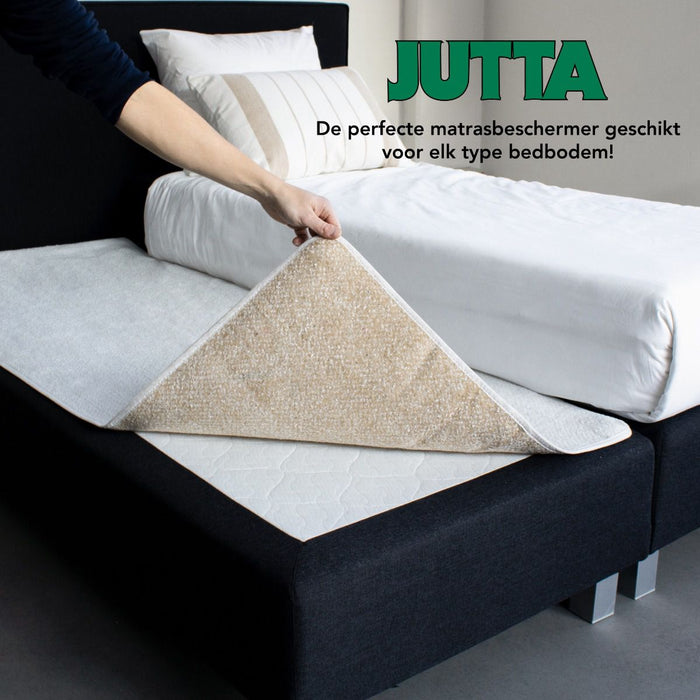 Jutta Matrasonderlegger - Jute  Matrasbeschermer - 140x200cm