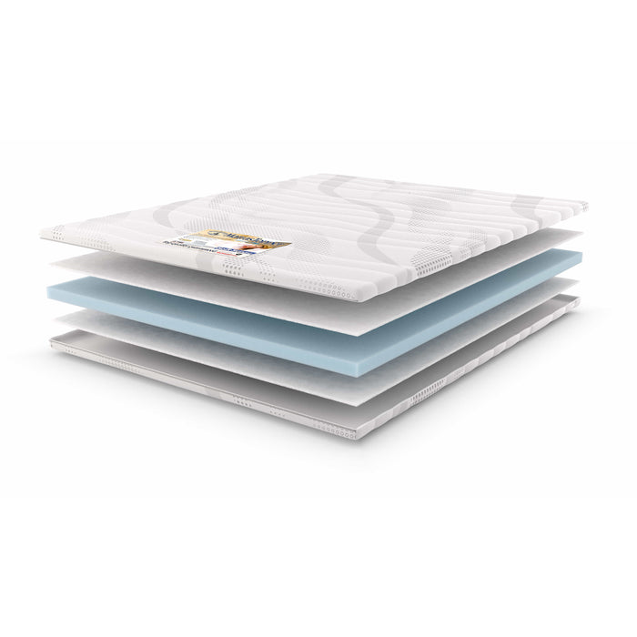 H&D Soft Sense - Koudschuim Topmatras - 90x220cm
