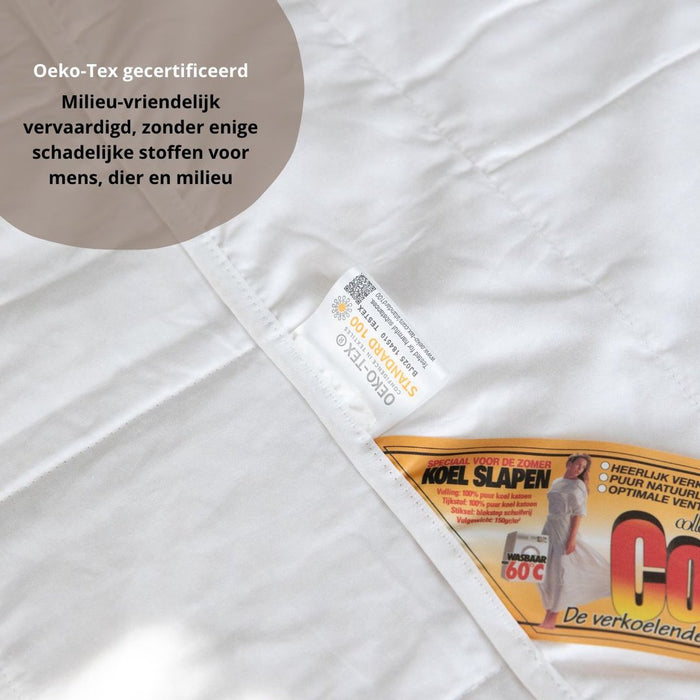 Cool Cotton - 100% Katoenen Matrasoplegger - 80 x 200