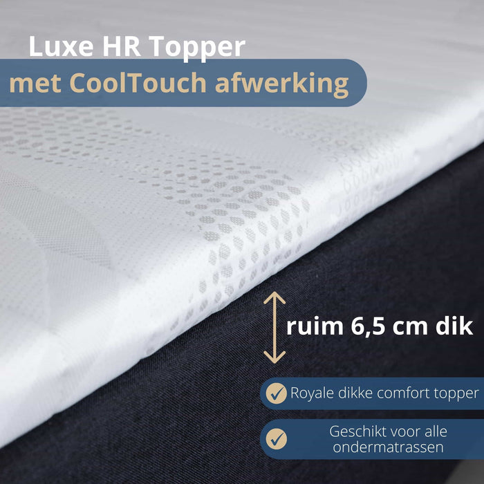 H&D Soft Sense - Koudschuim Topmatras - 90x200cm