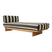 HKliving Teak Daybed - Straciatella