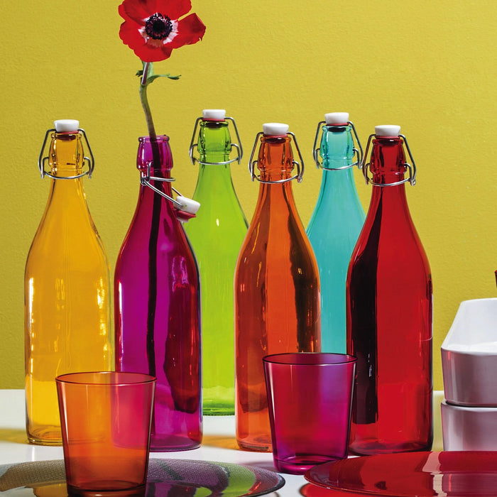 Bormioli Rocco Beugelfles | Weckfles Giara - Donkerblauw - 1 liter