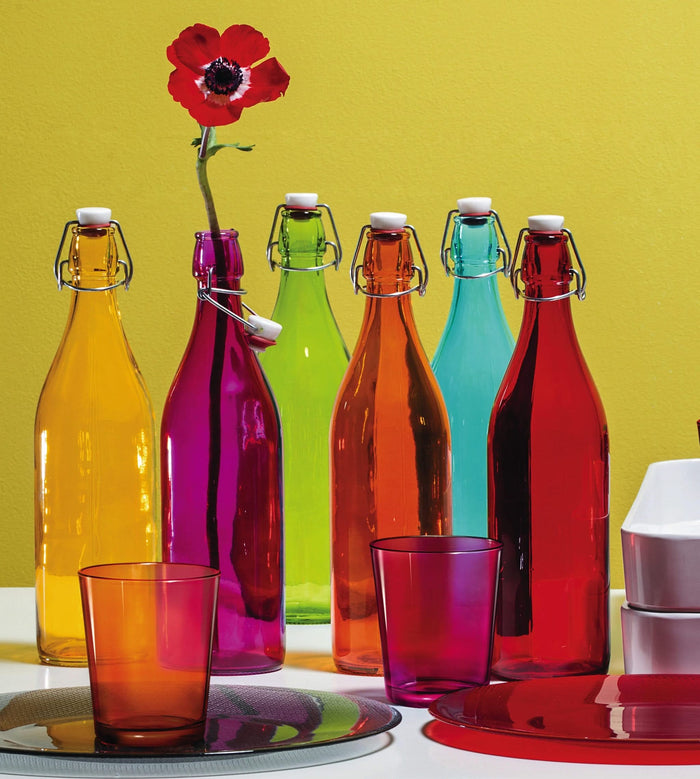 Bormioli Rocco Beugelfles | Weckfles Giara - Lichtblauw - 1 liter