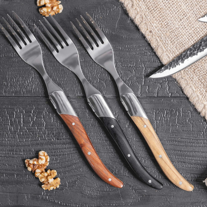 Jay Hill Steakbestek Laguiole - Olijfhout - 12 Stuks