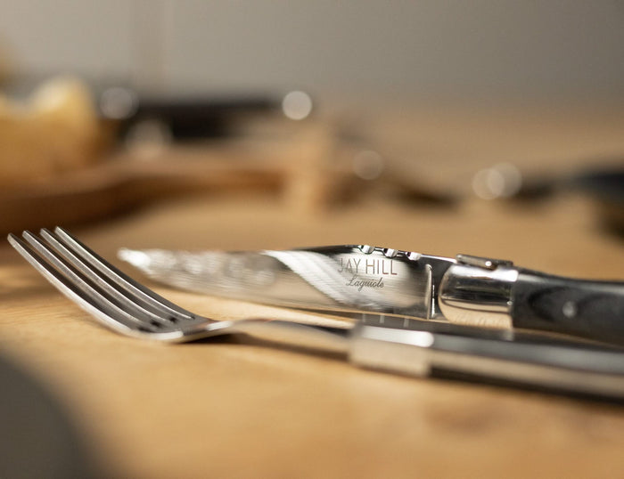 Jay Hill Bestekset Laguiole - Zwart - 24 delig | 6 personen